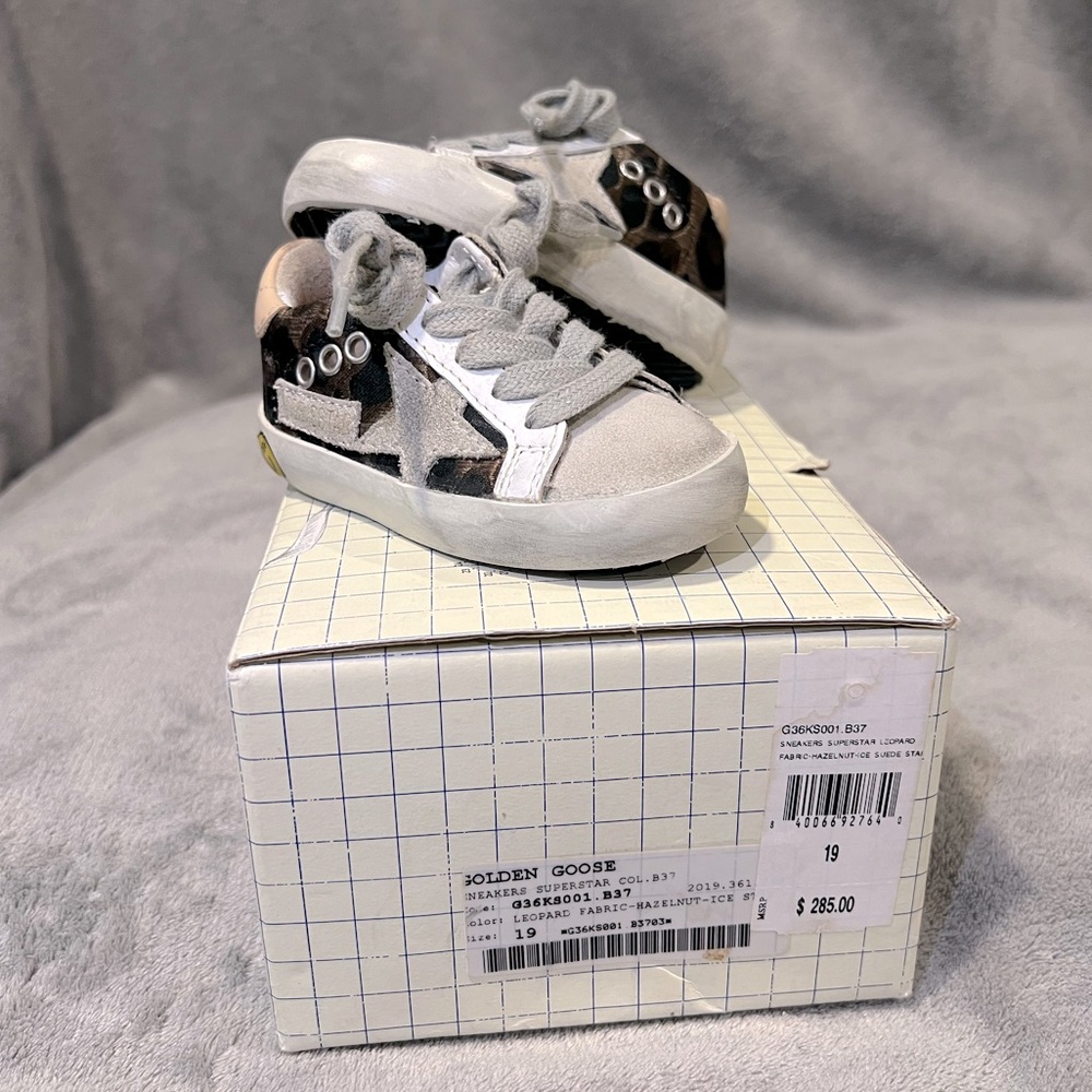 Golden Goose Baby Printed Superstar Low Top Sneakers